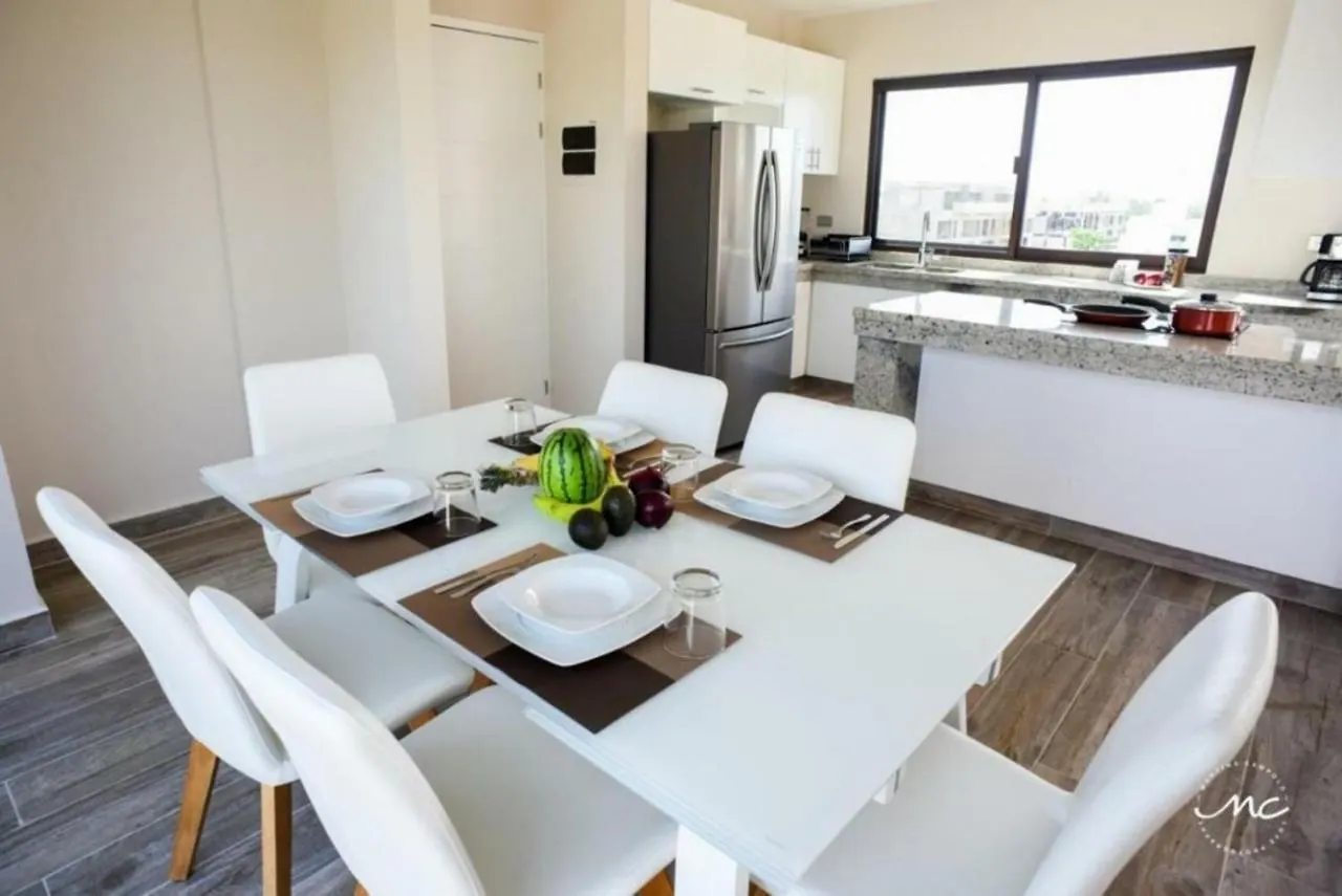 Penthouse Blue Luxury La Veleta Apartment Tulum