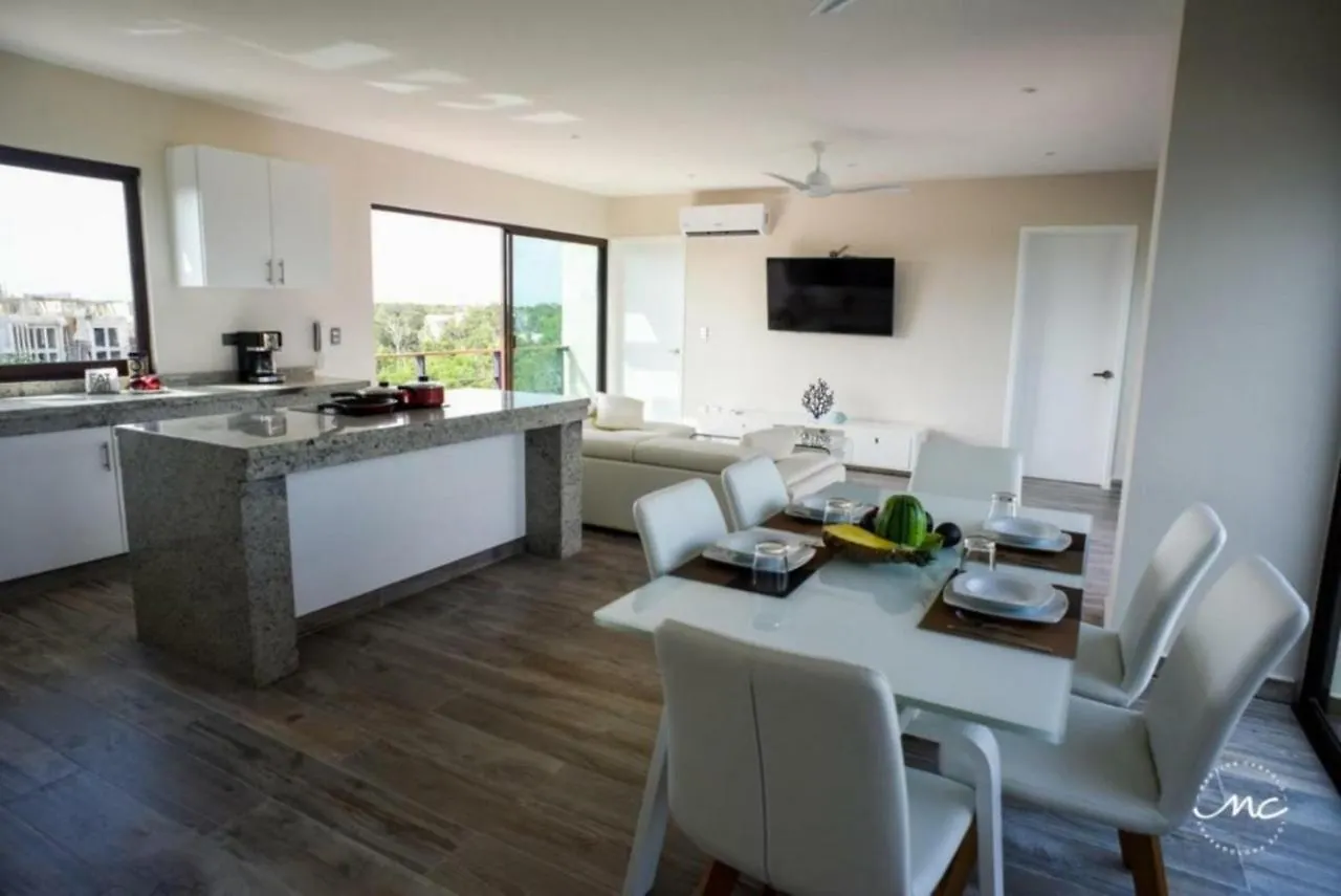 Penthouse Blue Luxury La Veleta Apartment Tulum